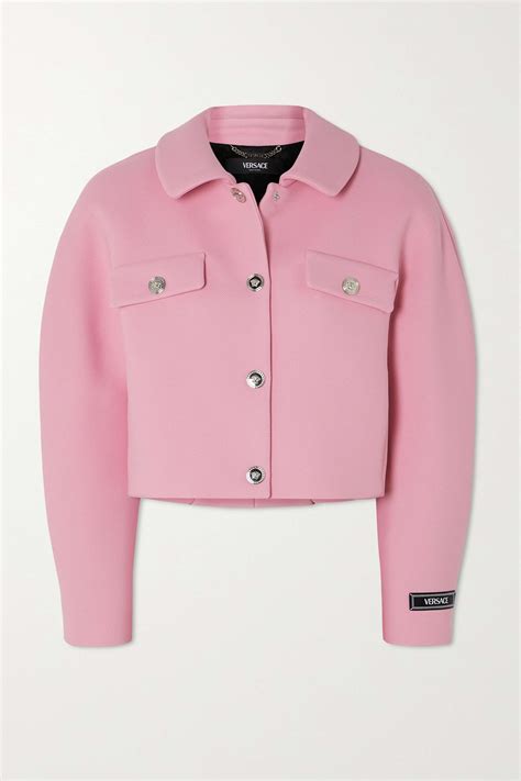 pink and versace montbell jacket|net a porter Versace jacket.